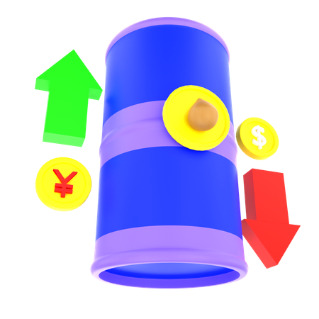 通貨ドラム  3D Icon