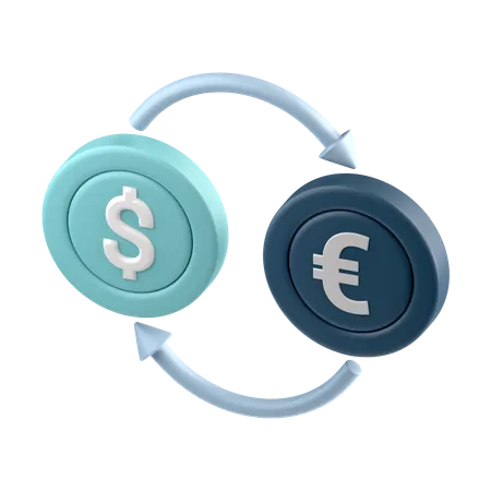 Currency exchange  3D Icon