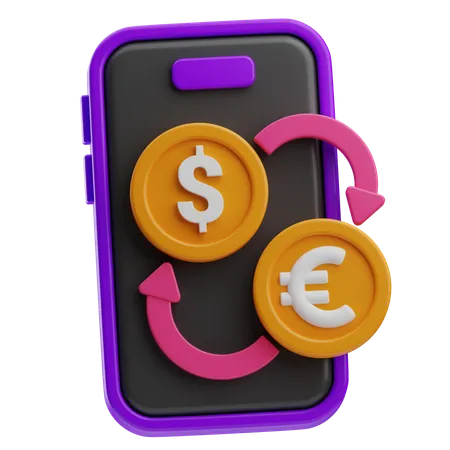 Currency Exchange  3D Icon