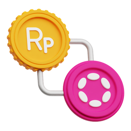환전소  3D Icon