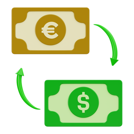 Currency exchange  3D Icon