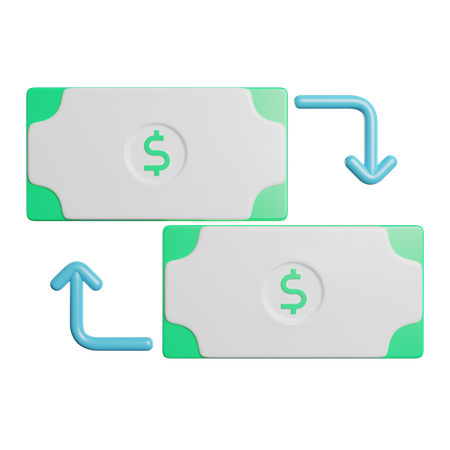 Currency Exchange  3D Icon