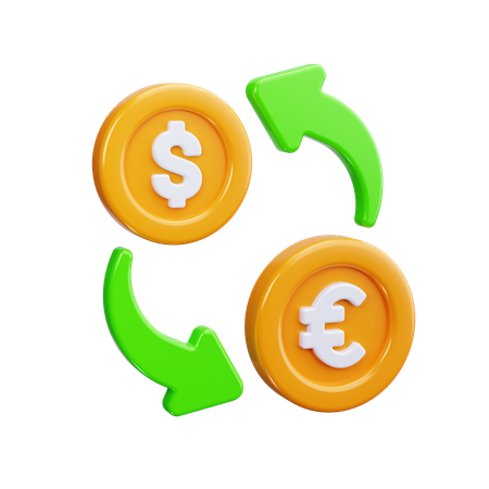 Currency Exchange  3D Icon