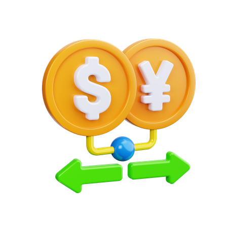 Currency exchange  3D Icon