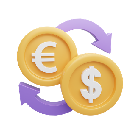 Currency Exchange 2  3D Icon
