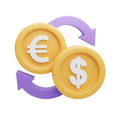 Currency Exchange 2  3D Icon