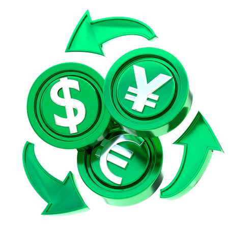 Currency Exchange  3D Icon