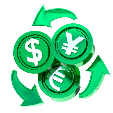 Currency Exchange  3D Icon