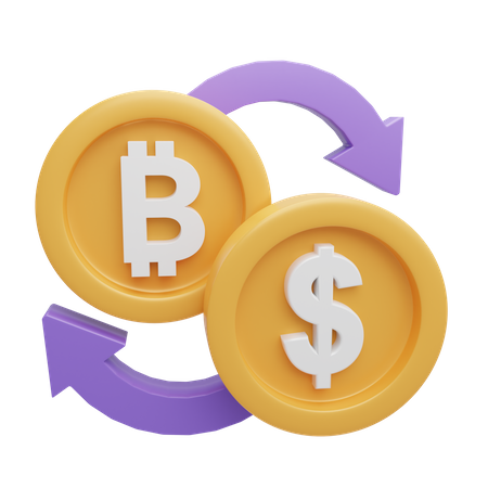 Currency Exchange  3D Icon