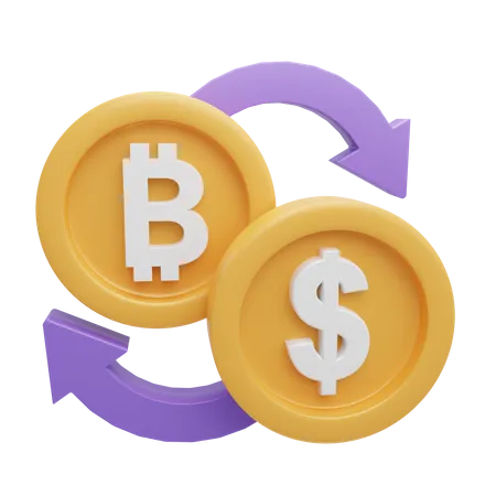 Currency Exchange  3D Icon