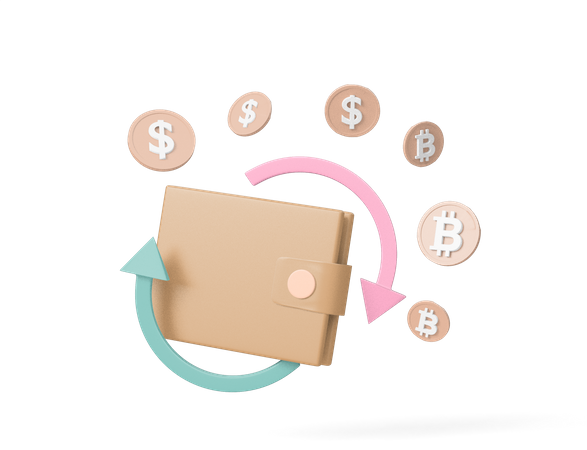 Currency Exchange  3D Icon