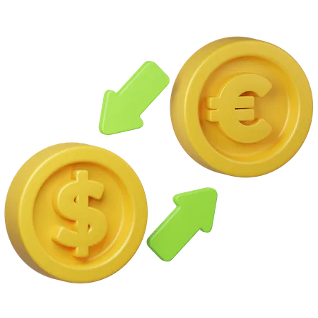 Currency Exchange  3D Icon