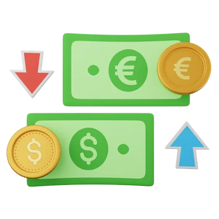 Currency Exchange  3D Icon