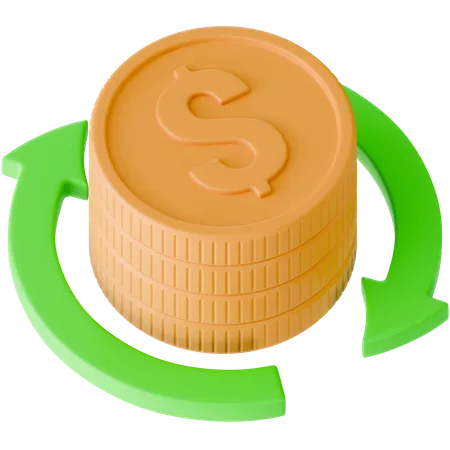 Currency Exchange  3D Icon