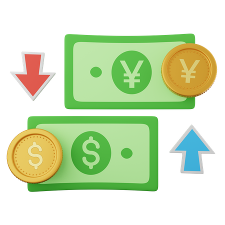 Currency Exchange  3D Icon