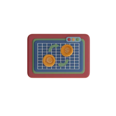 Currency Exchange  3D Icon