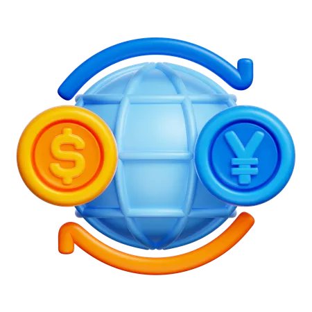 Currency Exchange  3D Icon