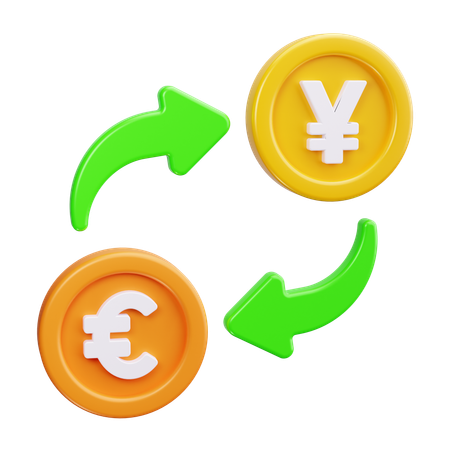 Currency exchange  3D Icon