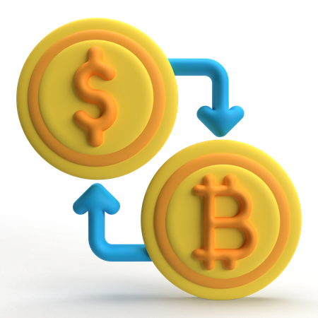 Currency Exchange  3D Icon