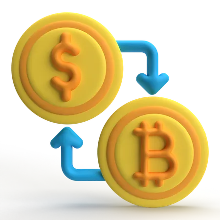 Currency Exchange  3D Icon