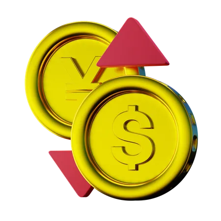 Currency Exchange  3D Icon