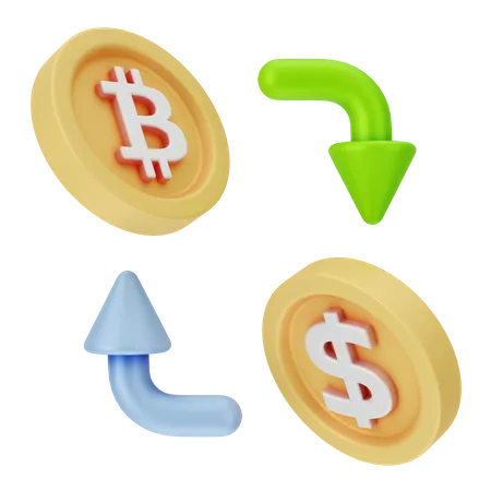 Currency Exchange  3D Icon