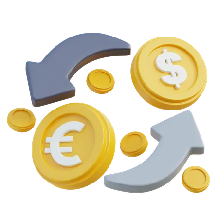 Currency Exchange  3D Icon