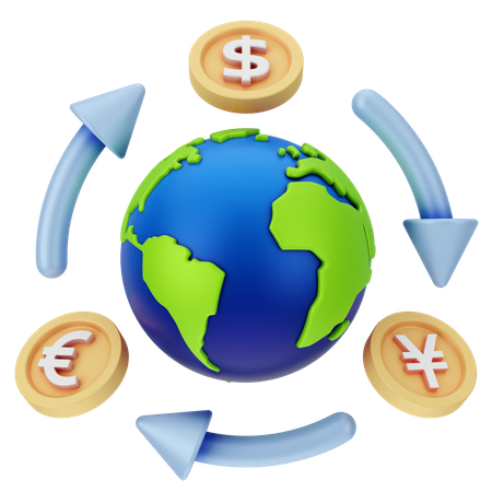 Currency Exchange  3D Icon