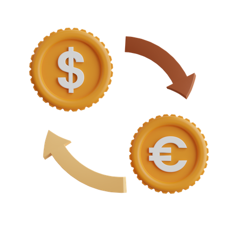 Currency Exchange  3D Icon