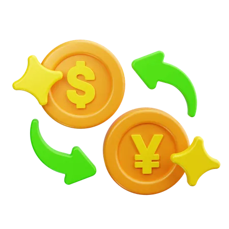 Currency Exchange  3D Icon