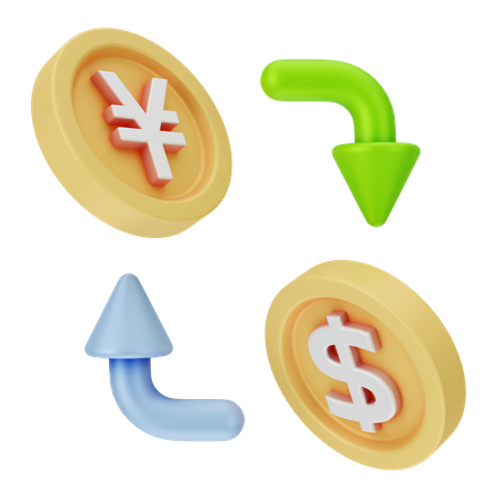 Currency Exchange  3D Icon