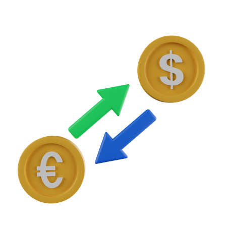 Currency Exchange  3D Icon