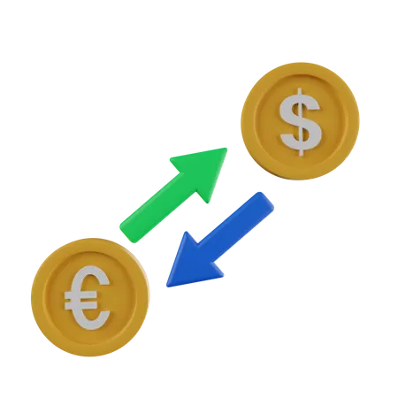 Currency Exchange  3D Icon