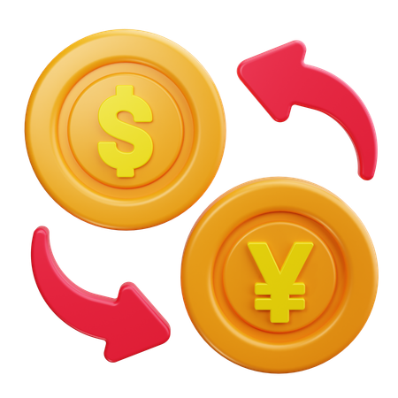 Currency Exchange  3D Icon