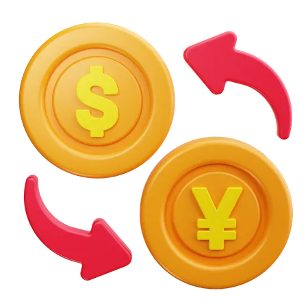 Currency Exchange  3D Icon