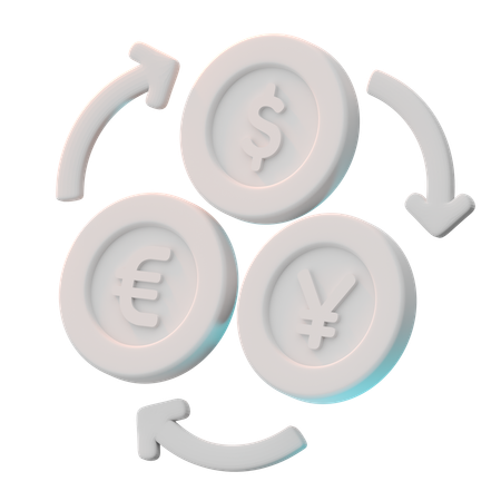 Currency Exchange  3D Icon