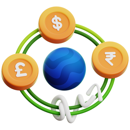 Currency Exchange  3D Icon