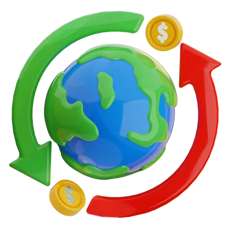 Currency Exchange  3D Icon