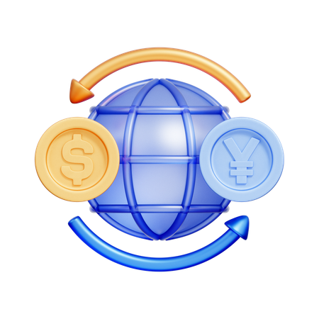 Currency Exchange  3D Icon