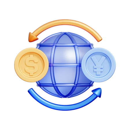Currency Exchange  3D Icon