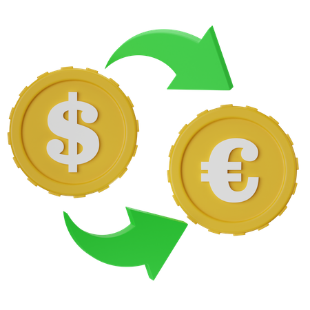 Currency Exchange  3D Icon