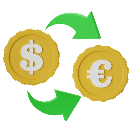 Currency Exchange  3D Icon