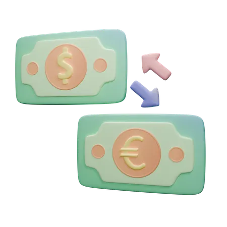 Currency Exchange  3D Icon