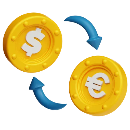 Currency Exchange  3D Icon