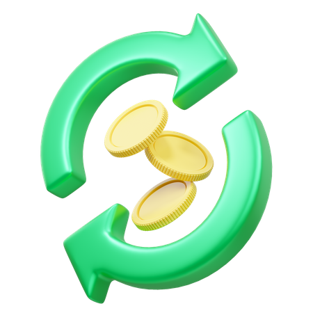 Currency Exchange  3D Icon