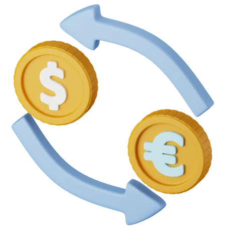 Currency Exchange  3D Icon