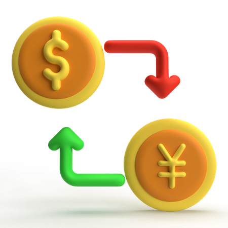 Currency Exchange  3D Icon