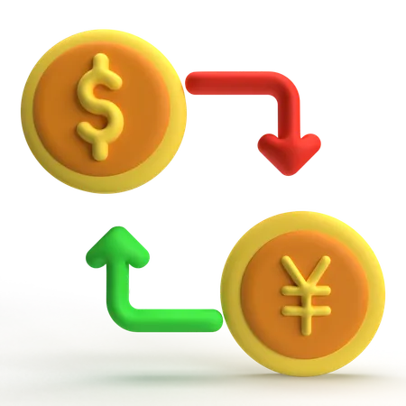 Currency Exchange  3D Icon