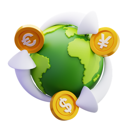 Currency Exchange  3D Icon