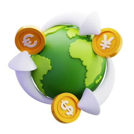 Currency Exchange  3D Icon